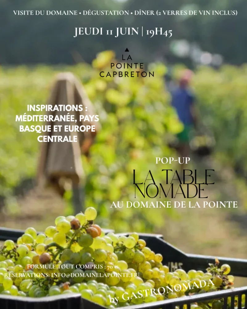 La Table Nomade - Domaine de la Pointe