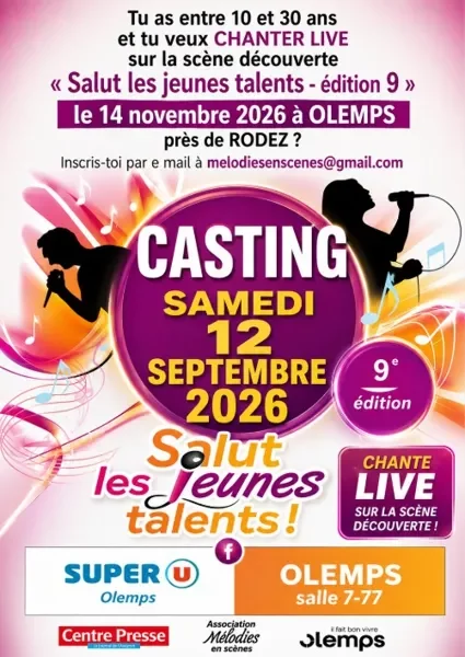 Salut les jeunes talents : appel à candidatures