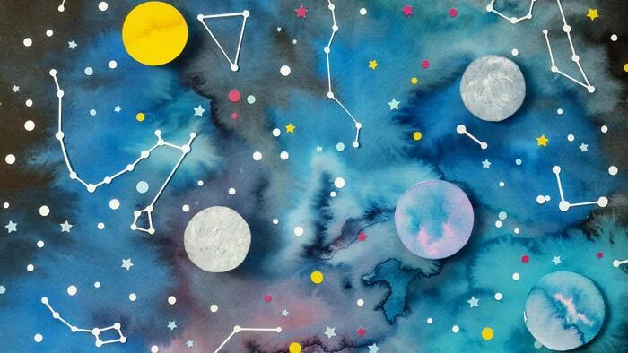 Voyage spatial parmi les constellations