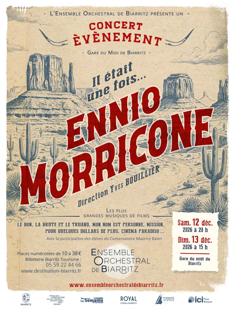 Ensemble Orchestral de Biarritz - Concert "Il était une fois... Ennio Morricone"