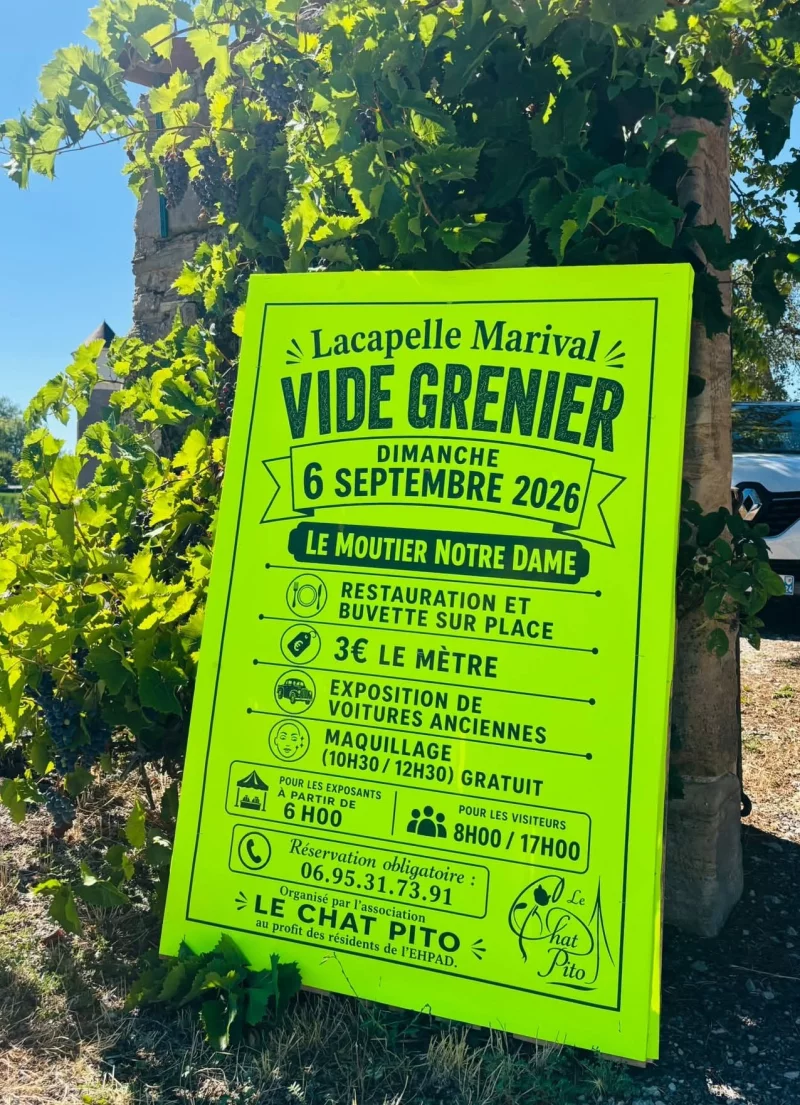 Vide-greniers  à Lacapelle-Marival