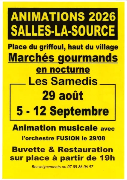 Marchés gourmands en nocturne