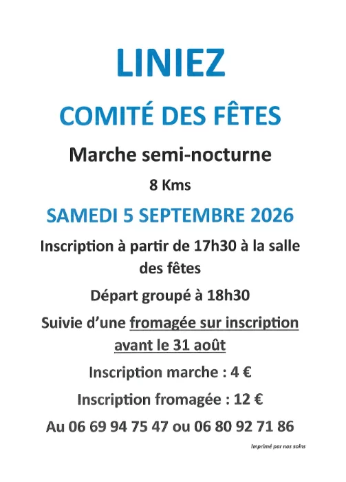 Marche semi-nocturne et fromagée