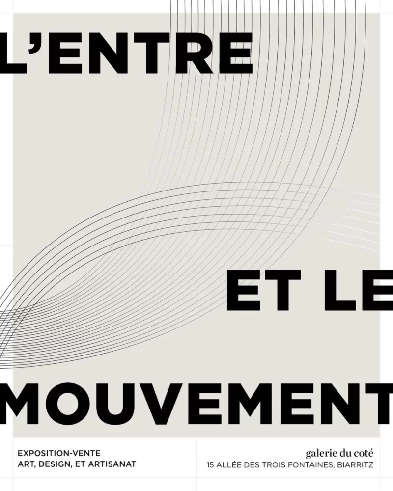 Exposition à la galerie du coté - L'entre et le mouvement
