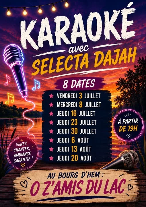 Karaoké chez O'zamis du lac
