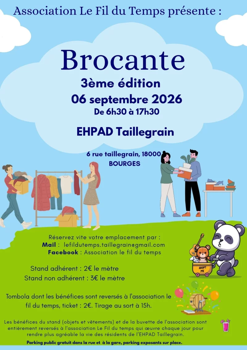 Brocante de l'EHPAD Taillegrain