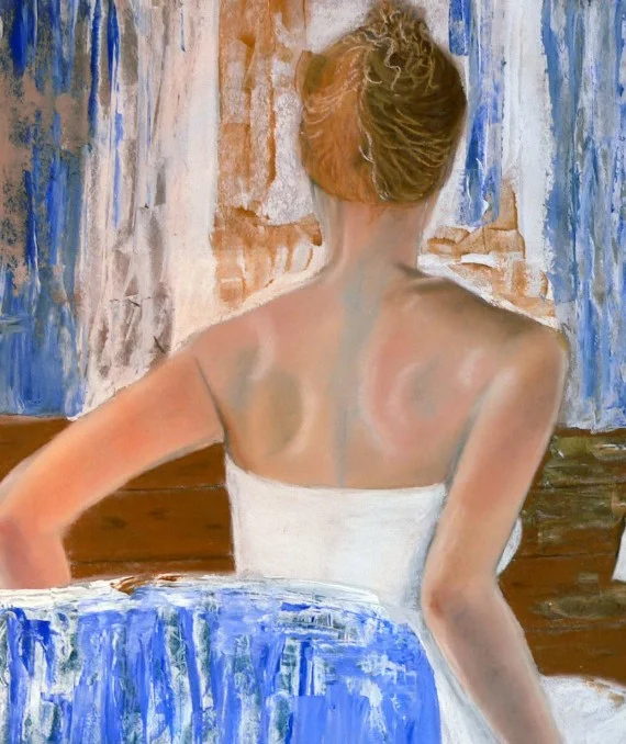Atelier de Florence - pastel, aquarelle, acrylique, collages