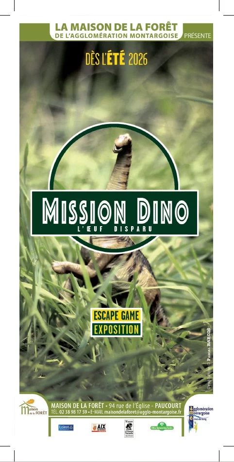 Escape Game exposition :  Mission Dino l’oeuf disparu