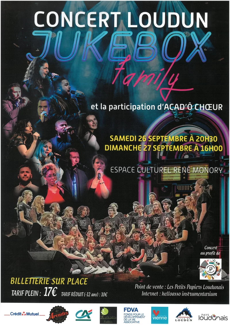 Juke Box Family et la participation d'Acad'ô Choeur en concert