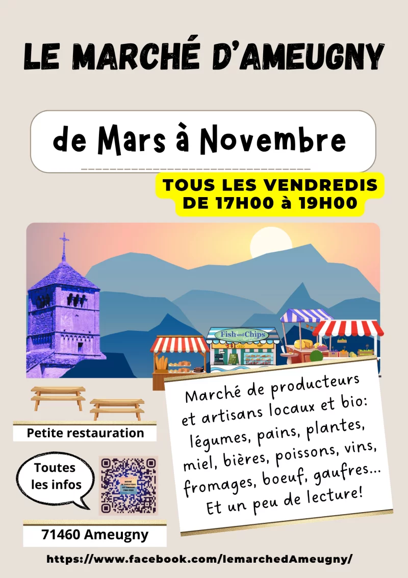 Le marché d'Ameugny