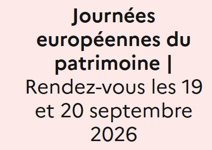 JOURNÉES EUROPÉENNES DU PATRIMOINE : LE PATRIMOINE EN JEU !