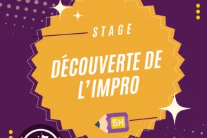 Stage découverte de l'impro ! - Formule Stage - Lyon - BA15