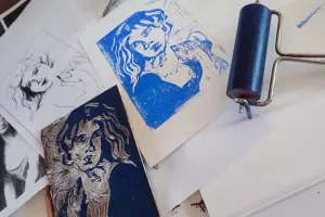 Atelier Jeunes au Musée Marzelles : Linogravure & tampon personnalisé