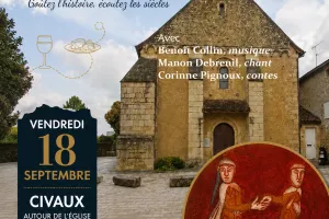 Le Festin des siècles : déambulation gourmande et contée autour de l'église de Civaux