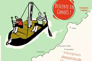Une semaine au fil de l'Auvézère - descente en canoës