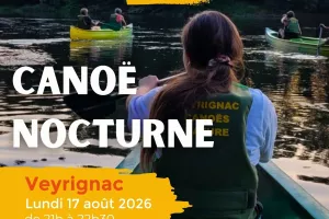 ÉTÉ ACTIF : Canoë Nocturne à Veyrignac [COMPLET]