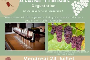 Musée du liège : Dégustation de vin avec le château du Frandat