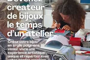 Ateliers de loisirs creatifs : création de bijoux en pâte fimo
