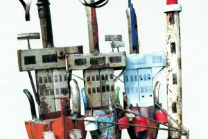 Exposition de Jacques Leblanc : peinture, sculpture