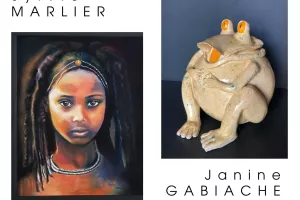 Médiathèque : Exposition de Sylvie MARLIER et Janine GABIACHE