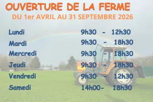 Visite libre de la ferme du Parc des Meuniers