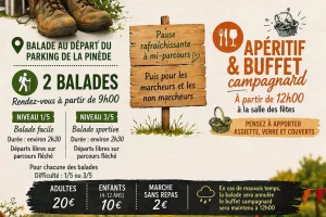 Balade et Buffet campagnard