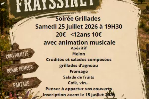 Soirée grillades à Frayssinet