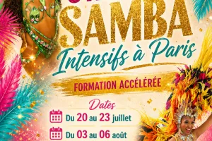 Apprendre la Samba à Paris en juillet Août Rio cet été