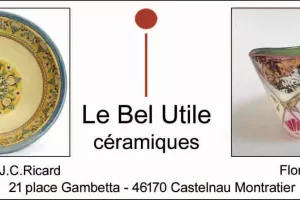 Exposition de céramiques à la galerie Le Bel Utile