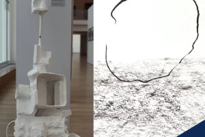 Exposition "Silences d'air" : Encres et fusain de Davide Napoli, sculptures sonores de Laurent Matheron