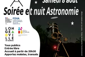 Soirée et nuit astronomie - Étoiles filantes