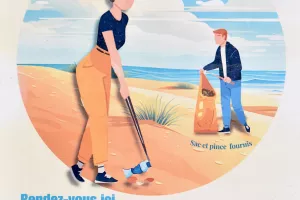 Nettoyage de la plage dans le cadre de l'opération Rivage Propre