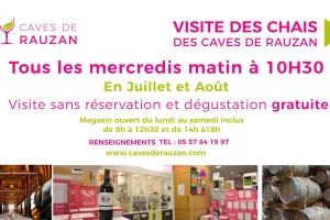 Visite des chais des caves de Rauzan