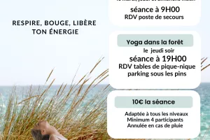 Yoga dans la forêt