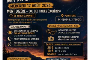 JOURNÉE SPÉCIALE ÉCLIPSE SOLAIRE ET NUIT DES ÉTOILES FILANTES