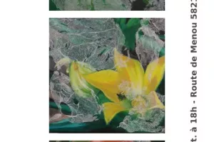 Exposition "Rêverie au jardin" - Atelier le Fusain