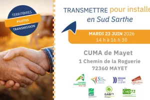 Lancement du dispositif "Territoire Pilote Transmission" en Sud Sarthe (72)