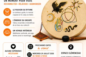 Atelier méditation collective au tambour