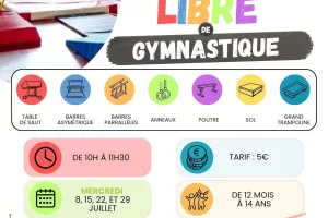 Stages : Parcours libre de gymnastique