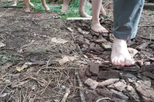 Parcours pieds nus
