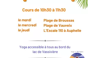 Yoga sur plage