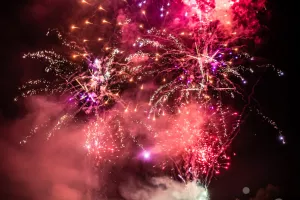 Feu d'artifice à Beaulieu-sur-Dordogne