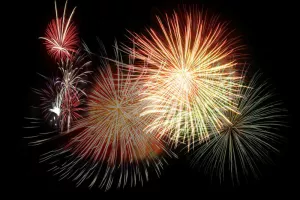 Feu d'artifice à Dives-sur-Mer
