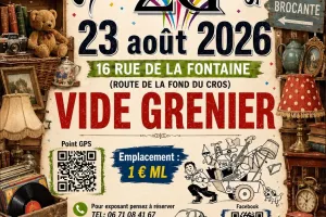 Vide-greniers à La Fontaine des 2 G