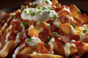 Soirée québécoise (poutine, musique)