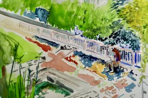 Sortie dessin au Bois de Ste Pezenne à Niort