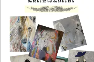 Exposition de peintures de Claudie Goemaere à Capdenac le haut