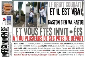 Tiens ! y'a un des pots de départ de Gaston !!