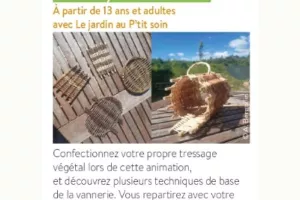 Initiation au tressage végétal ados-adultes
