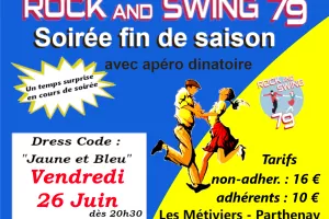 Soirée de fin de saison "rock and swing 79"